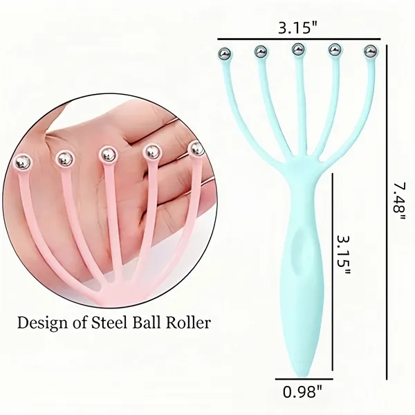 5 Claw Head and Body Massage Comb, Battery Free