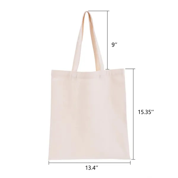 4W x 15.35H Lightweight Polyester-Cotton Event Tote Bag