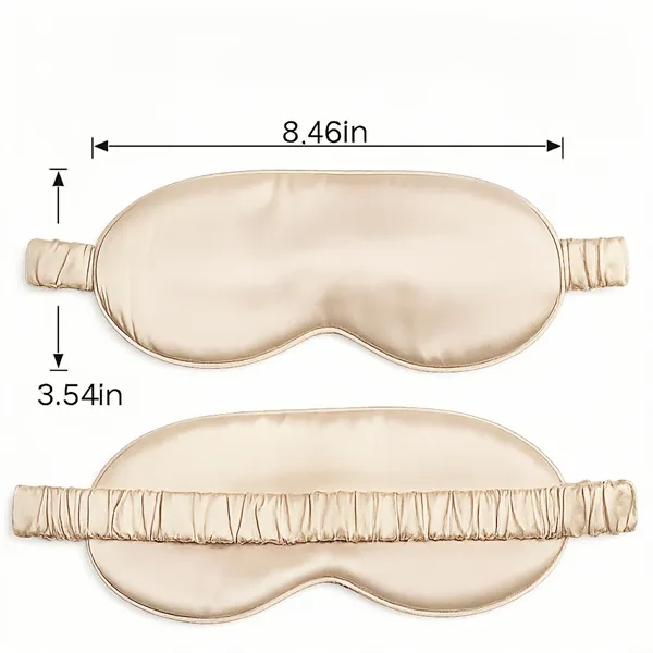 Breathable Silk Filled Sleep Mask with Elastic Band