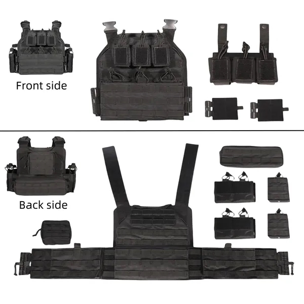 Tactical Vest 1000D Nylon with Adjustable Waist