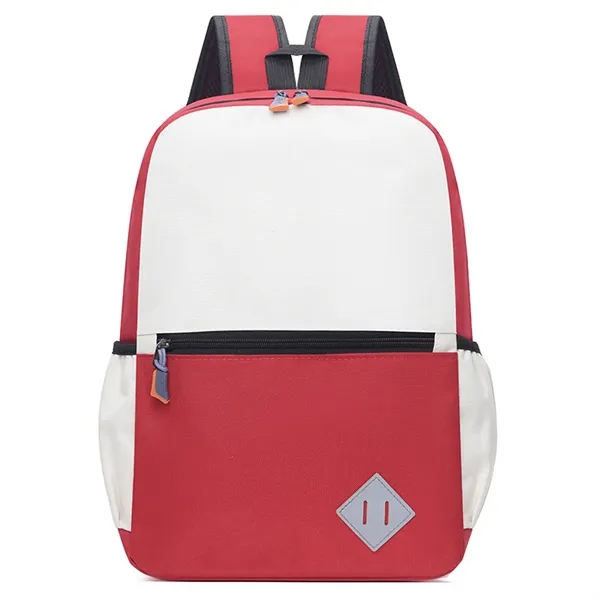 Lightweight Easy Clean Toddler Travel Backpack — Abs — Red/White
