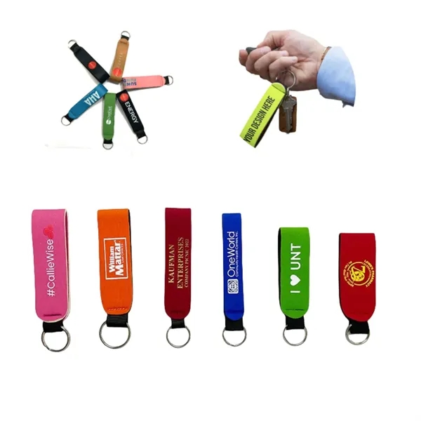 Neoprene Anti-Loss Floating Key Wristband 1.33 x 5.98