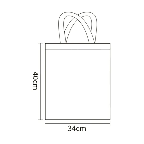 Durable 12 Oz Canvas Carryall Tote 16 x 13 Inch