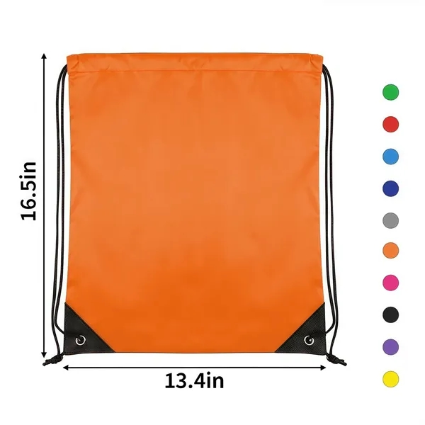 Foldable 210D Polyester Backpack with Reinforced Corners — Polyester — Royal Blue