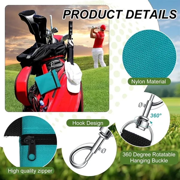09 x 5.51 Inch Nylon Golf Ball Tee Pouch