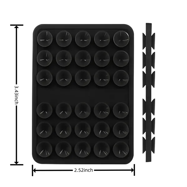 Silicone Phone Holder with 30 Suction Cups per Side