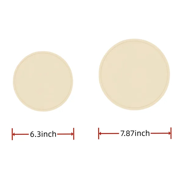 240 Degree Silicone Bowl Trivet 0.295 Inch — Silicone — White