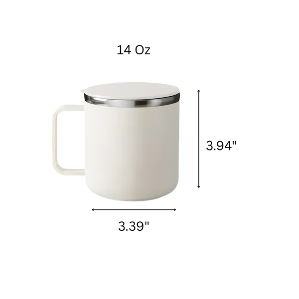 Stainless Steel 14 Oz Hot Cold Travel Mug