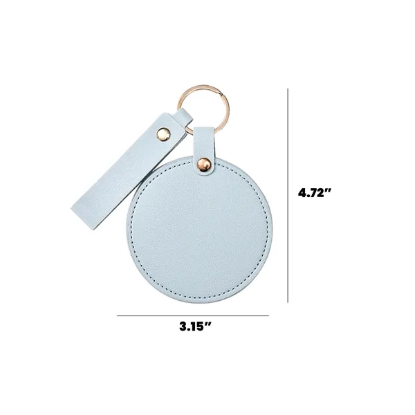 Leather Cosmetic Case with Inside Mirror