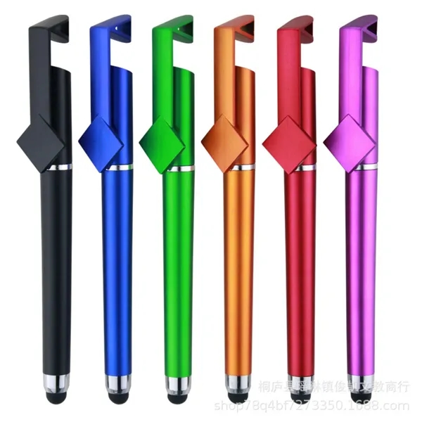 3-in-1 Capacitive Stylus Phone Holder Pen