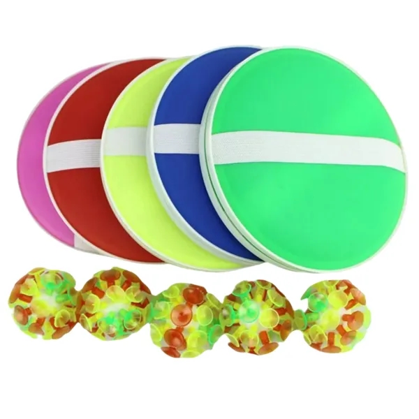 Camping Office Suction Ball Game Set, Plastic Rubber