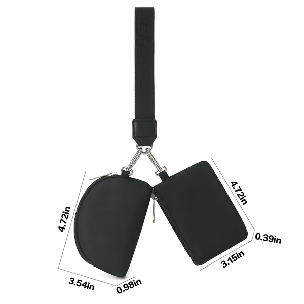 Large Space Adjustable Wrist Storage Pouch