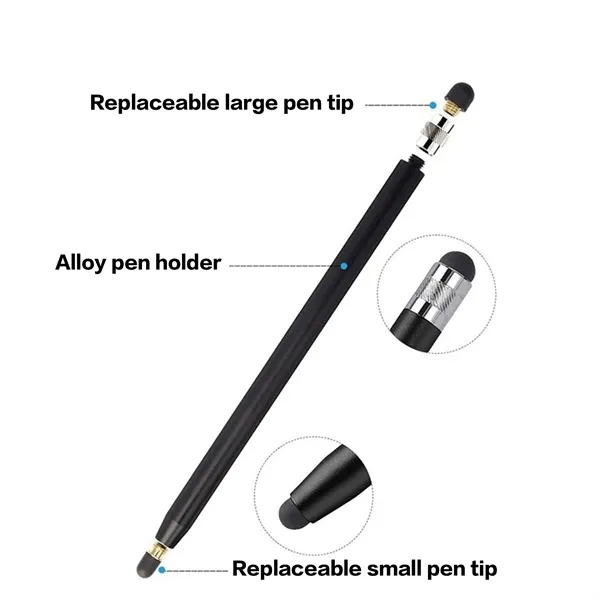 Military-Grade Dual-Head Stylus with 2mm Responsiveness