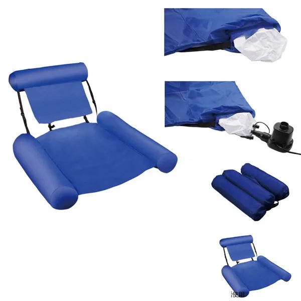 Inflatable Cloth Covered Pool Lounge Chair