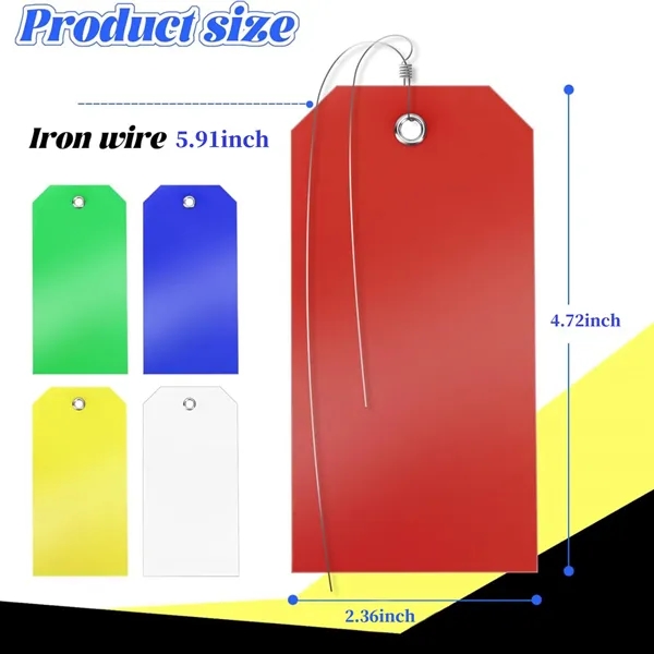 Prewired Waterproof Plastic Inventory Tags