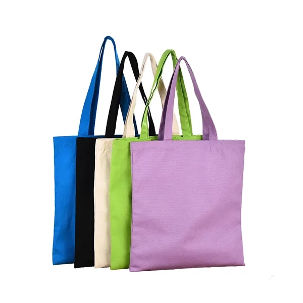 Natural Cotton Canvas Tote, 13.4W x 15H