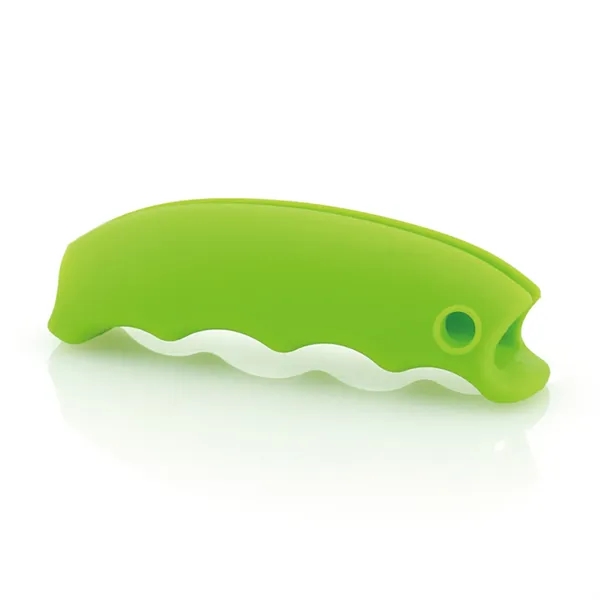 Thickened Silicone Bag Holder with Key Loop — Silicone — Brown