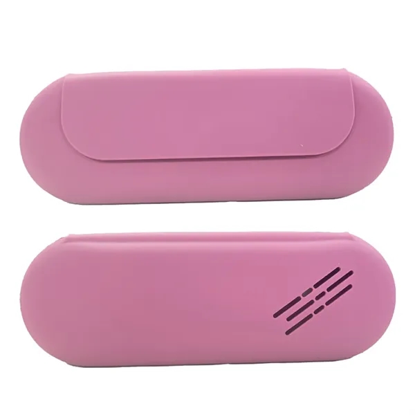 Vented Silicone Storage Case with Flip Cover