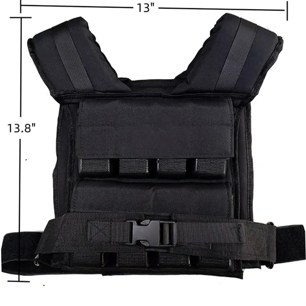 Customizable Steel Block Training Weight Vest
