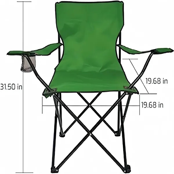 Camping Chair 19.7 x 19.7 Inch Seat 4 lb