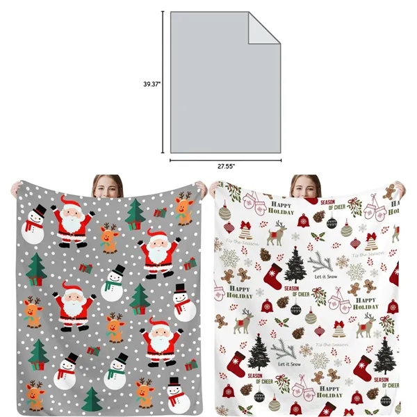 Ultra-Cozy Premium Flannel Blanket for Home or Travel