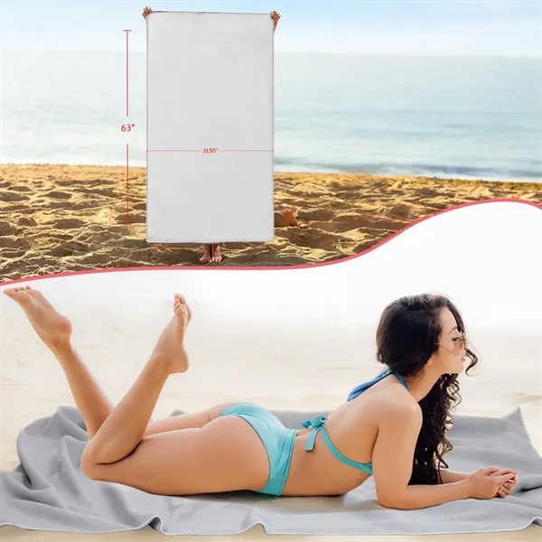 Fast Drying Microfiber Beach Towel with Odor Resistance