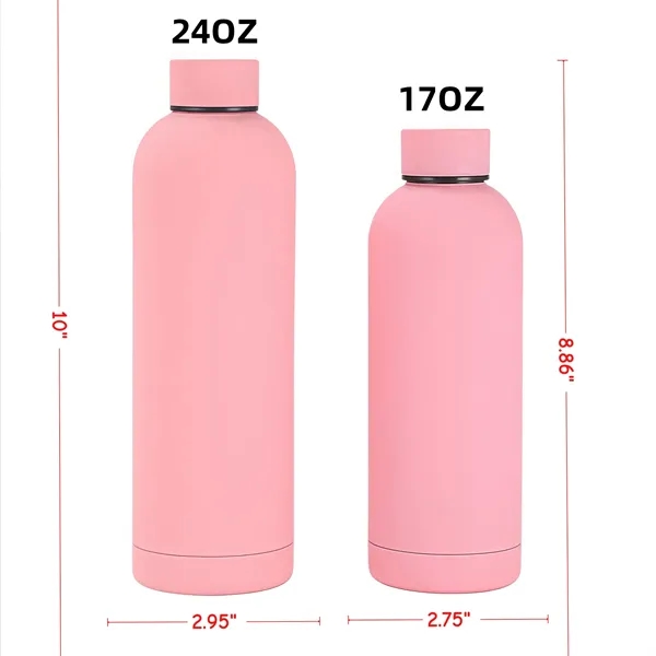 24oz Double Wall Stainless Steel Sports Water Bottle