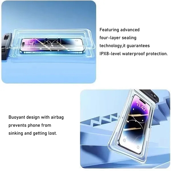 Floating Phone Pouch with Four Layer IPX8 Sealing