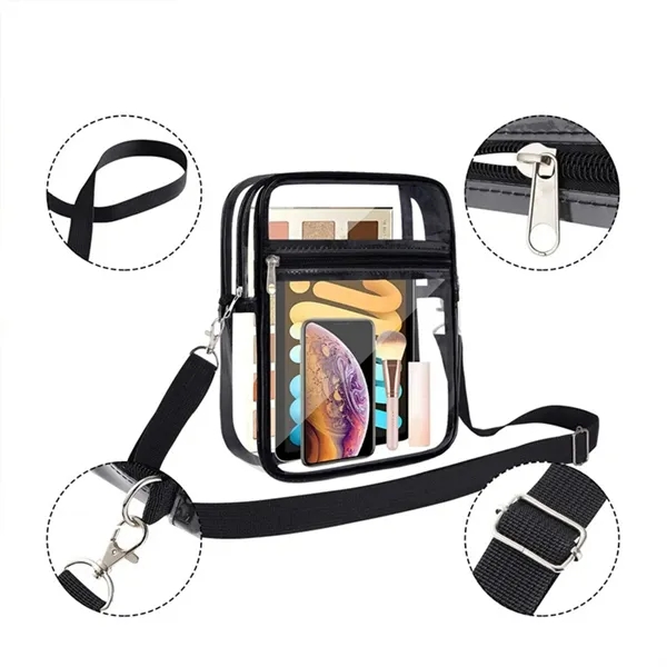 Two-Compartment Clear PVC Event Bag