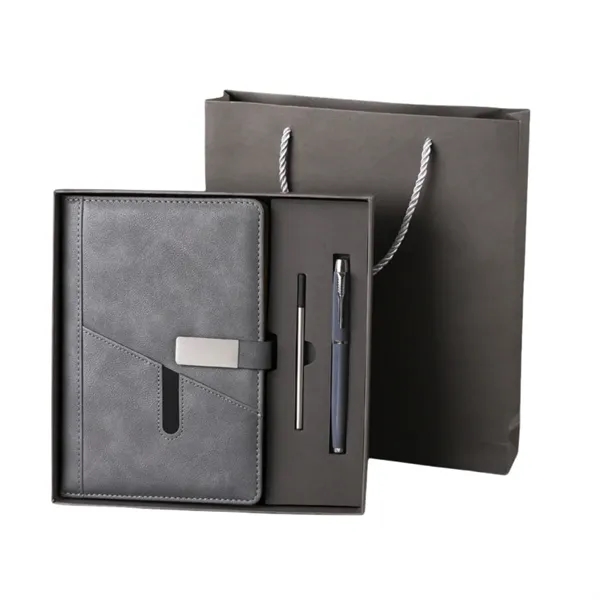 Notebook Gift Set With Matching Pen and Bag