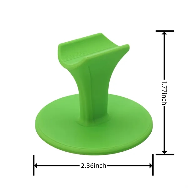 Compact Plastic Manicure Tray with Secure Grip — Plastic — Green