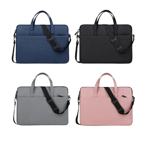 Water Resistant Oxford Laptop Bag with Plush Lining