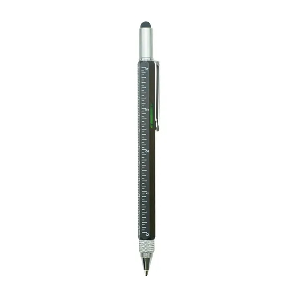 Ballpoint Tool Pen with Dual Screwdrivers and Stylus