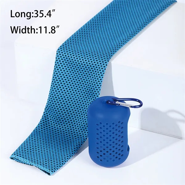 Cooling Sports Towel with Moisture-Absorbing Fabric