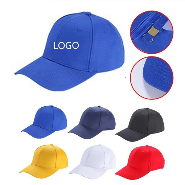 Breathable Cotton Cap with Low Ponytail Opening