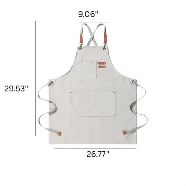 Canvas Work Apron 26.77 x 9.06 x 29.53