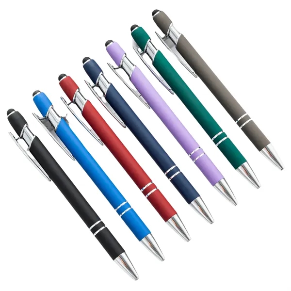 Soft-Touch Executive Pen with Black Ink Stylus