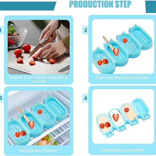 Dishwasher Safe Stackable Frozen Treat Molds