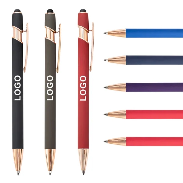 Medium Point Black Ink Stylus Writing Pen