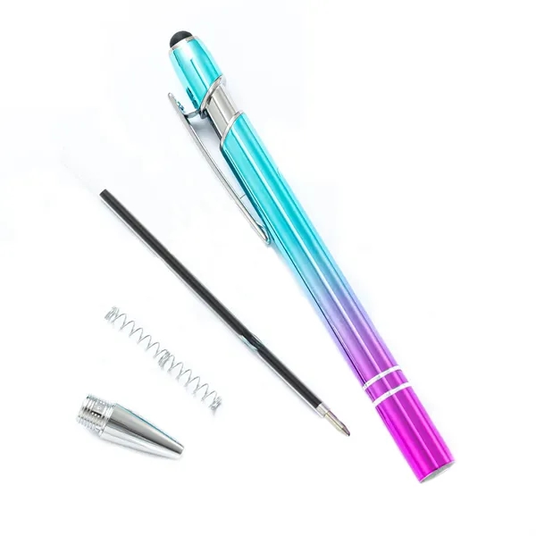 2-in-1 Black Ink Touchscreen Stylus Pen