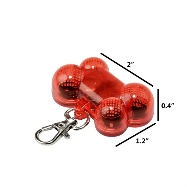 LED Pet Name Pendant Custom Plastic 2 x 0.4 x 1.2 Inch