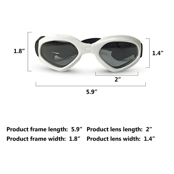 9 x 1.8 x 1.4 Inch Pet Sunglasses
