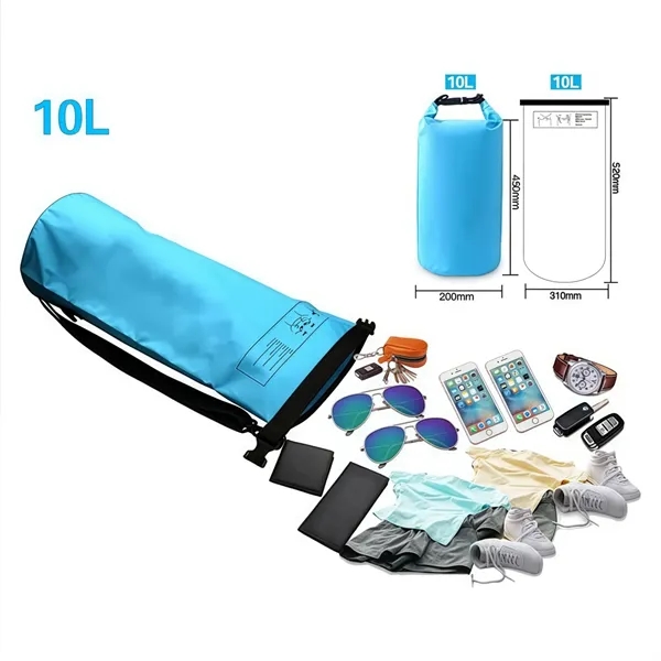 500D PVC 10 Liter Waterproof Dry Bag