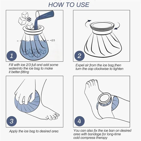 Leak Proof Hot Cold Injury Relief Pack