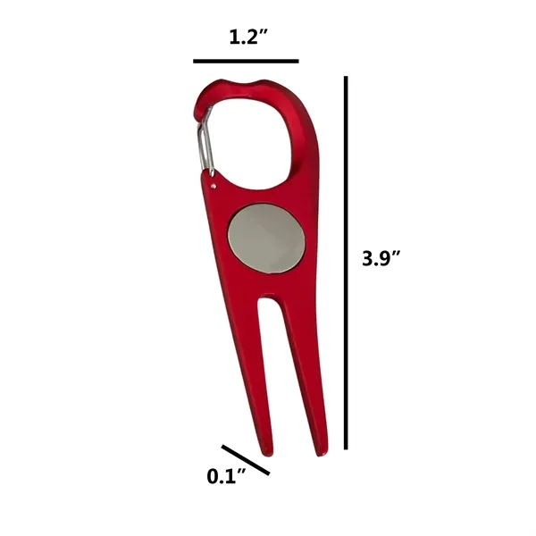 Aluminum Golf Ball Mark Repair Tool