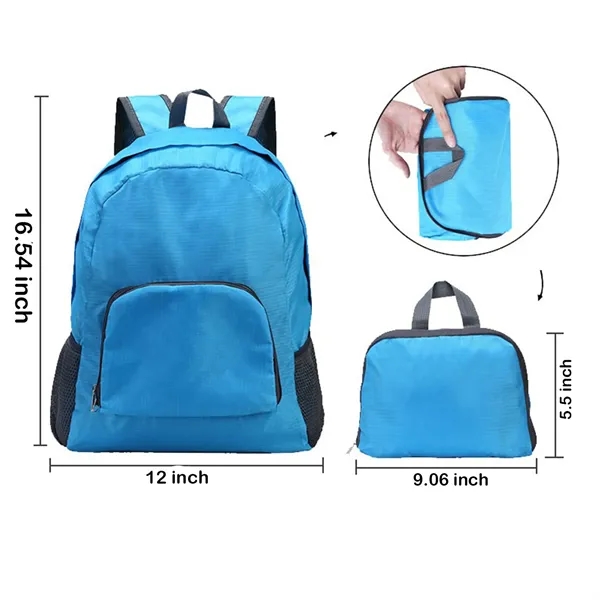 Travel Foldable Backpack, 68oz Waterproof 420D Fabric