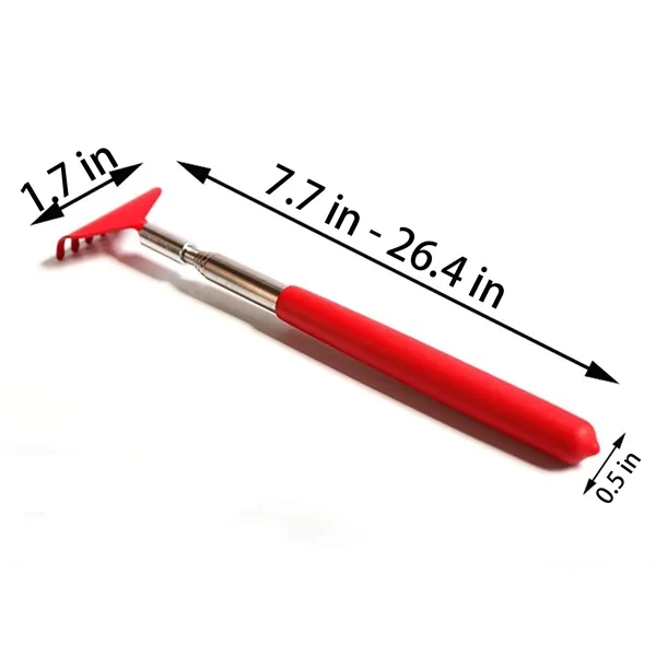 Colorful Plastic Handle Adjustable Back Scratcher 26.4 Inch