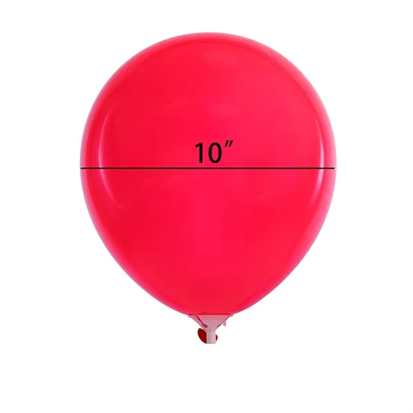 Natural Latex Heart Balloons, Custom Printed, 10 Inch