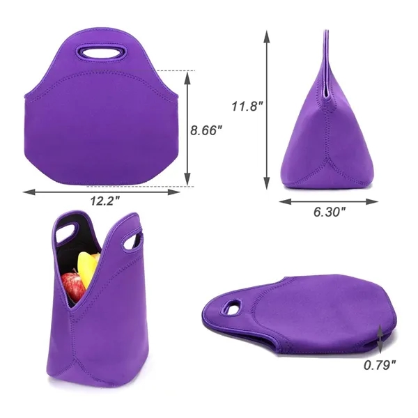 Neoprene Thermal Lunch Bag for Meals and Snacks