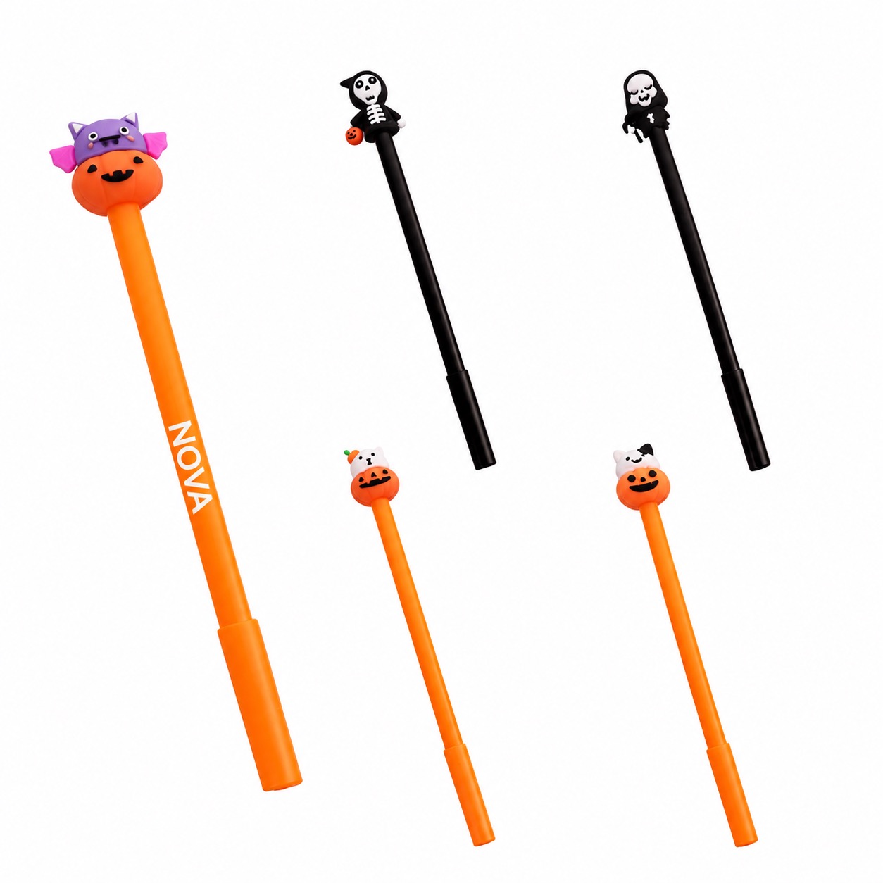 Custom Black Ink Halloween Character Pens